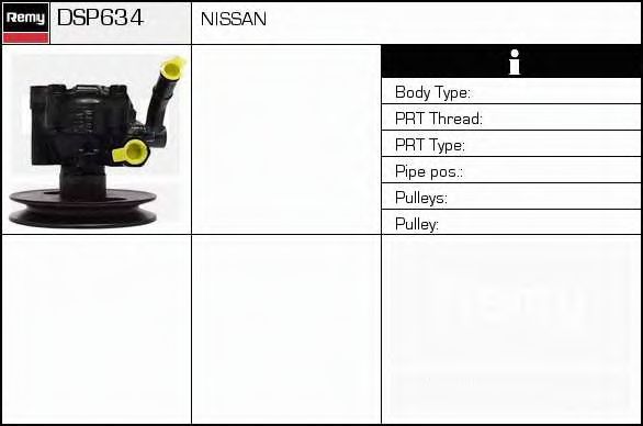 DELCO REMY DSP634 Гидравлический насос, рулевое управление 