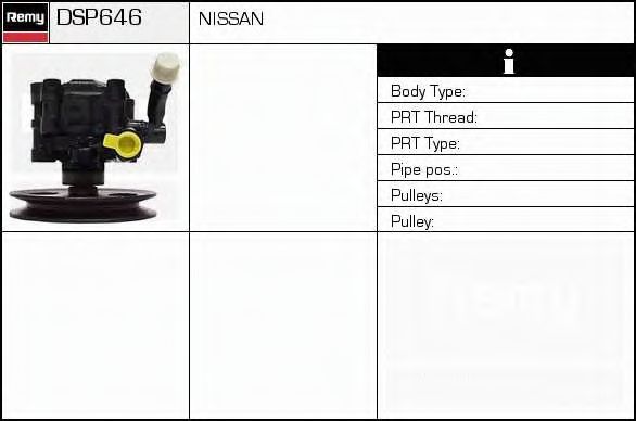 DELCO REMY DSP646 Гидравлический насос, рулевое управление 