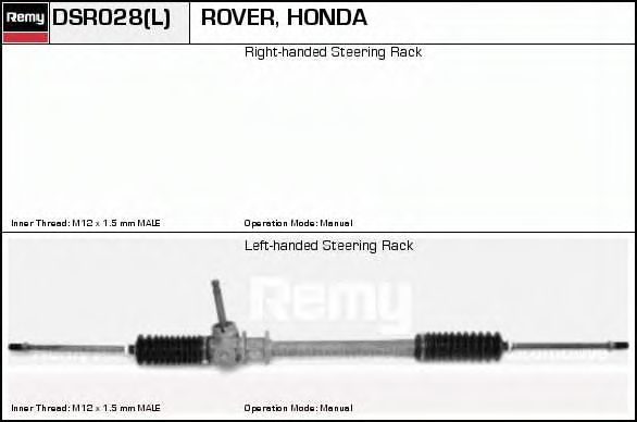 DELCO REMY DSR028 Рулевой механизм для HONDA ACCORD II (Хонда Аccорд 2) DELCO REMY DSR028 Рулевой механизм для HONDA ACCORD II (Хонда Аccорд 2)