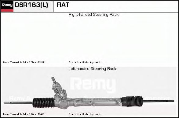 DELCO REMY DSR163 Рулевой механизм для FIAT SUPERBRAVO (Фиат Супербраvо) DELCO REMY DSR163 Рулевой механизм для FIAT SUPERBRAVO (Фиат Супербраvо)