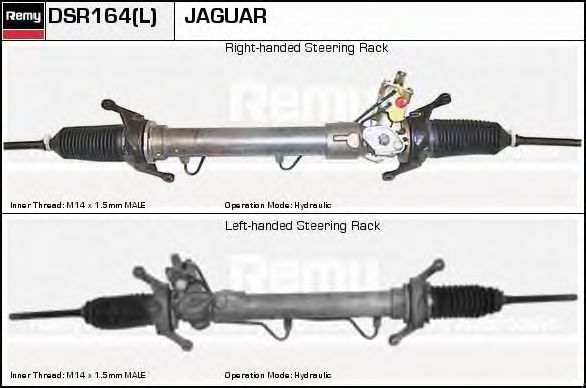 DELCO REMY DSR164L Рулевой механизм для JAGUAR VANDEN PLAS (Ягуар Vандэн плас) DELCO REMY DSR164L Рулевой механизм для JAGUAR VANDEN PLAS (Ягуар Vандэн плас)