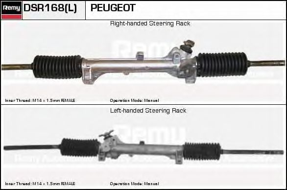 DELCO REMY DSR168 Рулевой механизм для PEUGEOT 305 II (Пежо 305 2) DELCO REMY DSR168 Рулевой механизм для PEUGEOT 305 II (Пежо 305 2)