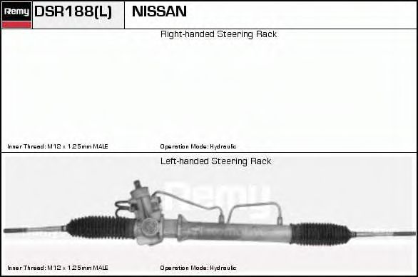 DELCO REMY DSR188 Рулевой механизм для NISSAN MARCH II (Ниссан Марч 2) DELCO REMY DSR188 Рулевой механизм для NISSAN MARCH II (Ниссан Марч 2)