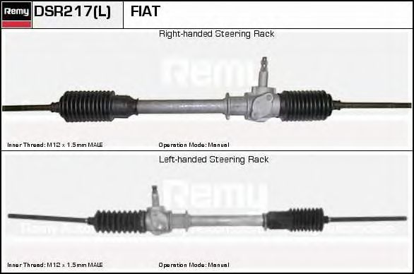DELCO REMY DSR217L Рулевой механизм для FIAT STRADA II (Фиат Страда 2) DELCO REMY DSR217L Рулевой механизм для FIAT STRADA II (Фиат Страда 2)