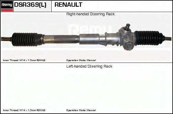 DELCO REMY DSR368L Рулевой механизм для RENAULT ENCORE (Рено Энcорэ) DELCO REMY DSR368L Рулевой механизм для RENAULT ENCORE (Рено Энcорэ)