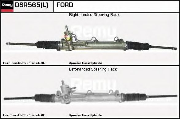 DELCO REMY DSR565L Рулевой механизм для FORD MONDEO (Форд Мондэо) DELCO REMY DSR565L Рулевой механизм для FORD MONDEO (Форд Мондэо)