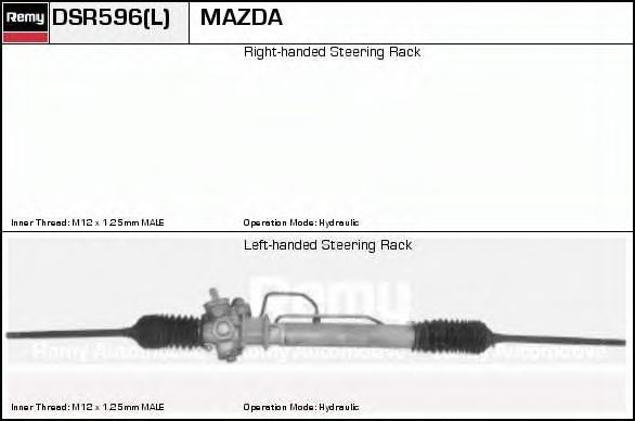 DELCO REMY DSR596 Рулевой механизм для MAZDA 323 III (Мазда 323 3) DELCO REMY DSR596 Рулевой механизм для MAZDA 323 III (Мазда 323 3)