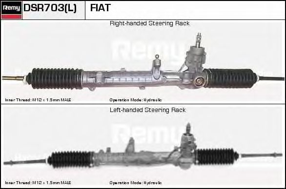 DELCO REMY DSR703 Рулевой механизм для FIAT BRAVA (Фиат Брава) DELCO REMY DSR703 Рулевой механизм для FIAT BRAVA (Фиат Брава)