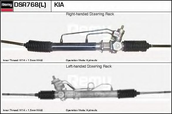 DELCO REMY DSR768 Рулевой механизм для KIA MENTOR (Киа Мэнтор) DELCO REMY DSR768 Рулевой механизм для KIA MENTOR (Киа Мэнтор)
