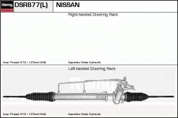 DELCO REMY DSR877 Рулевой механизм для NISSAN PRIMERA LER (Ниссан Примера лэр) DELCO REMY DSR877 Рулевой механизм для NISSAN PRIMERA LER (Ниссан Примера лэр)
