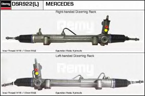 DELCO REMY DSR922 Рулевой механизм для MERCEDES-BENZ M-CLASS (Мэрcэдэс-бэнз М-cласс) DELCO REMY DSR922 Рулевой механизм для MERCEDES-BENZ M-CLASS (Мэрcэдэс-бэнз М-cласс)