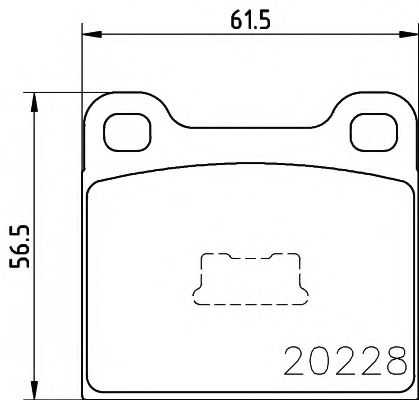 PAGID T0449 Тормозные колодки для AUDI 80 (Ауди 80) PAGID T0449 Тормозные колодки для AUDI 80 (Ауди 80)