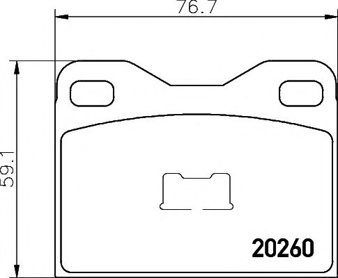 PAGID T0489 Тормозные колодки для AUDI 100 (Ауди 100) PAGID T0489 Тормозные колодки для AUDI 100 (Ауди 100)