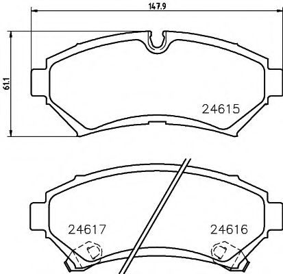 PAGID T1720 Тормозные колодки для CADILLAC SEVILLE (Кадилак Сэvиллэ) PAGID T1720 Тормозные колодки для CADILLAC SEVILLE (Кадилак Сэvиллэ)