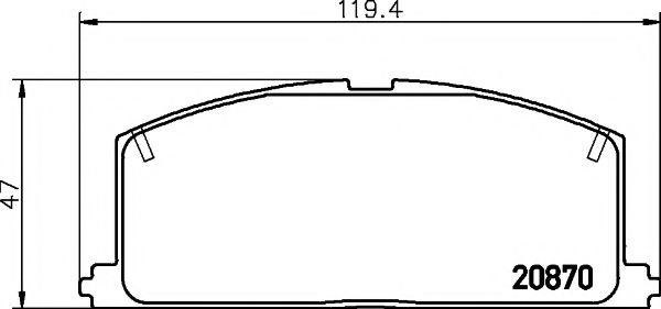 PAGID T0318 Тормозные колодки для TOYOTA CALDINA (Тойота/тоета Cалдина) PAGID T0318 Тормозные колодки для TOYOTA CALDINA (Тойота/тоета Cалдина)