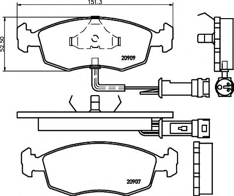 PAGID T1006 Тормозные колодки для FORD SCORPIO I (Форд Скорпио 1) PAGID T1006 Тормозные колодки для FORD SCORPIO I (Форд Скорпио 1)
