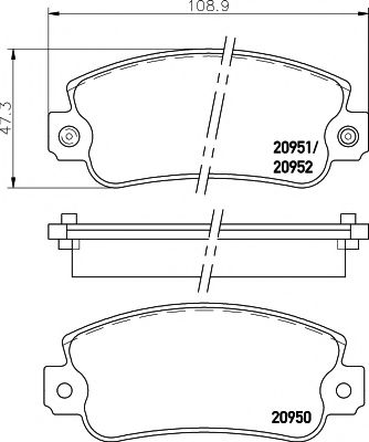 PAGID T0624 Тормозные колодки для FIAT STRADA II (Фиат Страда 2) PAGID T0624 Тормозные колодки для FIAT STRADA II (Фиат Страда 2)