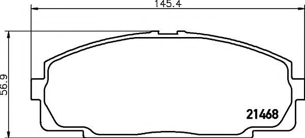PAGID T3083 Тормозные колодки для TOYOTA HIACE II (Тойота/тоета Хиаcэ 2) PAGID T3083 Тормозные колодки для TOYOTA HIACE II (Тойота/тоета Хиаcэ 2)