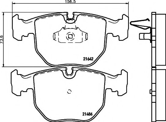 PAGID T1136 Тормозные колодки для BMW (Бмв) PAGID T1136 Тормозные колодки для BMW (Бмв)