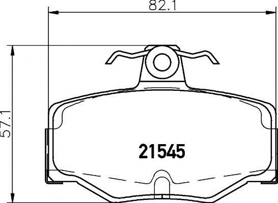 PAGID T5064 Тормозные колодки для NISSAN PRIMERA (Ниссан Примера) PAGID T5064 Тормозные колодки для NISSAN PRIMERA (Ниссан Примера)