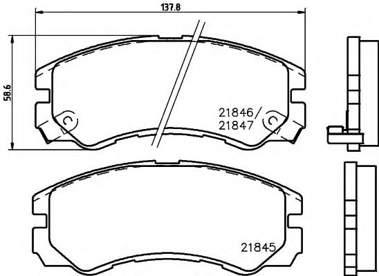 PAGID T3033 Тормозные колодки для OPEL FRONTERA B (Опель Фронтера б) PAGID T3033 Тормозные колодки для OPEL FRONTERA B (Опель Фронтера б)