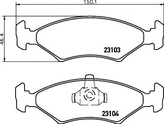 PAGID T1141 Тормозные колодки для FORD FIESTA (Форд Фиэста) PAGID T1141 Тормозные колодки для FORD FIESTA (Форд Фиэста)