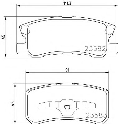 PAGID T1276 Тормозные колодки для MITSUBISHI PAJERO/SHOGUN (Митсубиши/митсубиси Пажэро/шогун) PAGID T1276 Тормозные колодки для MITSUBISHI PAJERO/SHOGUN (Митсубиши/митсубиси Пажэро/шогун)