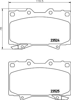 PAGID T1241 Тормозные колодки для TOYOTA PRADO (Тойота/тоета Прадо) PAGID T1241 Тормозные колодки для TOYOTA PRADO (Тойота/тоета Прадо)