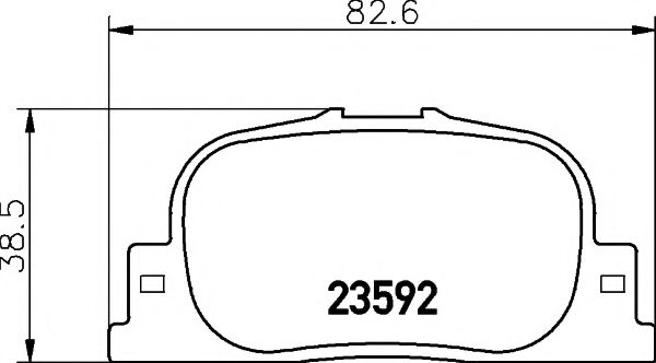PAGID T1308 Тормозные колодки для TOYOTA (FAW) COROLLA EX (Тойота/тоета (фав) Cоролла эx) PAGID T1308 Тормозные колодки для TOYOTA (FAW) COROLLA EX (Тойота/тоета (фав) Cоролла эx)