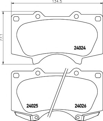 PAGID T1368 Тормозные колодки для TOYOTA (FAW) PRADO (Тойота/тоета (фав) Прадо) PAGID T1368 Тормозные колодки для TOYOTA (FAW) PRADO (Тойота/тоета (фав) Прадо)