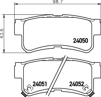 PAGID T1430 Тормозные колодки для SSANGYONG MUSSO (Сан-янг/санянг Муссо) PAGID T1430 Тормозные колодки для SSANGYONG MUSSO (Сан-янг/санянг Муссо)