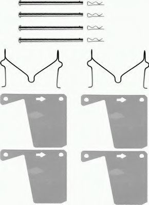PAGID K0210 Комплектующие, колодки дискового тормоза для FORD GRANADA (Форд Гранада) PAGID K0210 Комплектующие, колодки дискового тормоза для FORD GRANADA (Форд Гранада)