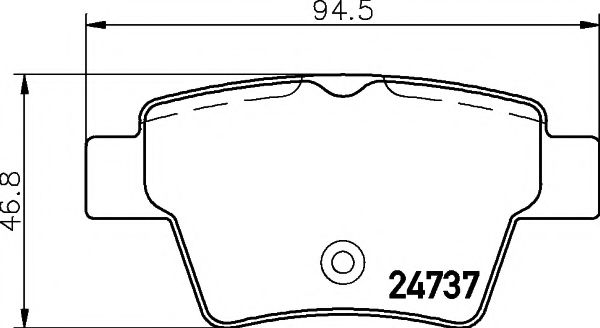 PAGID T1759 Тормозные колодки для PEUGEOT 207 (Пежо 207) PAGID T1759 Тормозные колодки для PEUGEOT 207 (Пежо 207)
