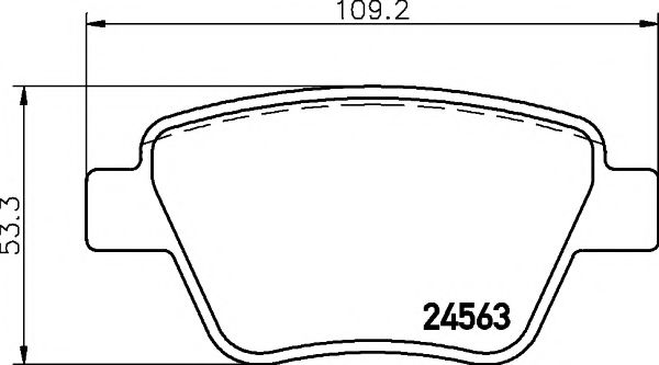 PAGID T1782 Тормозные колодки для VOLKSWAGEN (Фольксваген) PAGID T1782 Тормозные колодки для VOLKSWAGEN (Фольксваген)