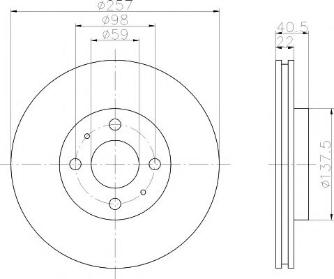 PAGID 51811 Тормозной диск для FIAT (Фиат) PAGID 51811 Тормозной диск для FIAT (Фиат)