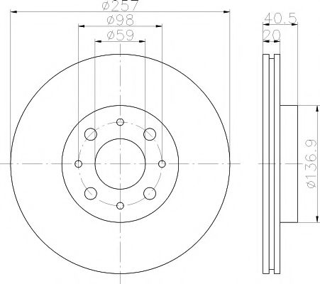 PAGID 50915 Тормозной диск для FIAT (Фиат) PAGID 50915 Тормозной диск для FIAT (Фиат)