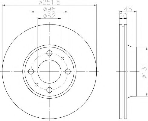 PAGID 53101 Тормозной диск для SEAT (Сеат) PAGID 53101 Тормозной диск для SEAT (Сеат)