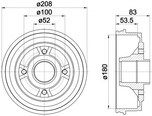 PAGID 62807 Тормозной барабан для RENAULT ENCORE (Рено Энcорэ) PAGID 62807 Тормозной барабан для RENAULT ENCORE (Рено Энcорэ)