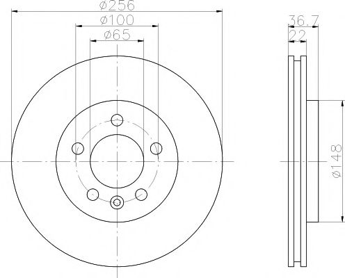 PAGID 53972 Тормозной диск для SEAT TOLEDO II (Сеат Толедо 2) PAGID 53972 Тормозной диск для SEAT TOLEDO II (Сеат Толедо 2)