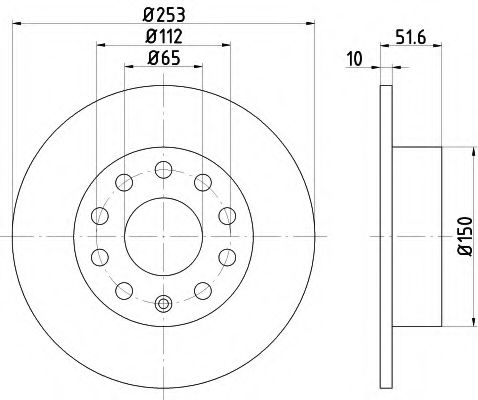 PAGID 54209 Тормозной диск для SEAT (Сеат) PAGID 54209 Тормозной диск для SEAT (Сеат)
