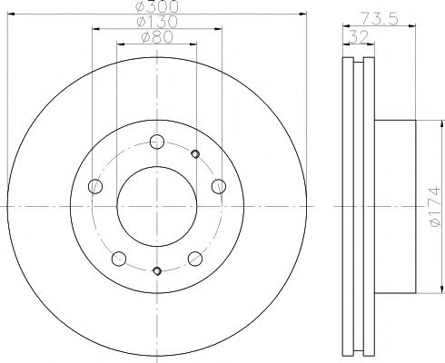PAGID 54573 Тормозной диск для FIAT (Фиат) PAGID 54573 Тормозной диск для FIAT (Фиат)