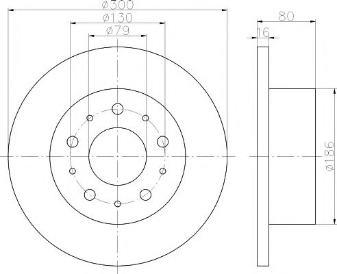 PAGID 54576 Тормозной диск для FIAT (Фиат) PAGID 54576 Тормозной диск для FIAT (Фиат)