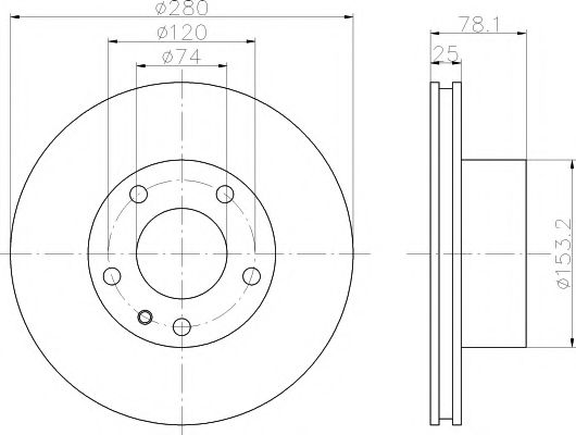 PAGID 50427 Тормозной диск для BMW 7 (Бмв 7) PAGID 50427 Тормозной диск для BMW 7 (Бмв 7)