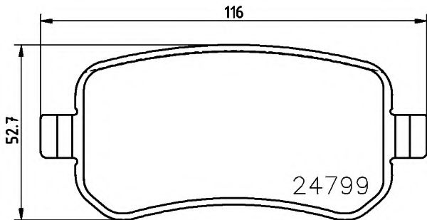 PAGID T1869 Тормозные колодки для MERCURY MONTEREY (Меркурий Монтэрэъ) PAGID T1869 Тормозные колодки для MERCURY MONTEREY (Меркурий Монтэрэъ)