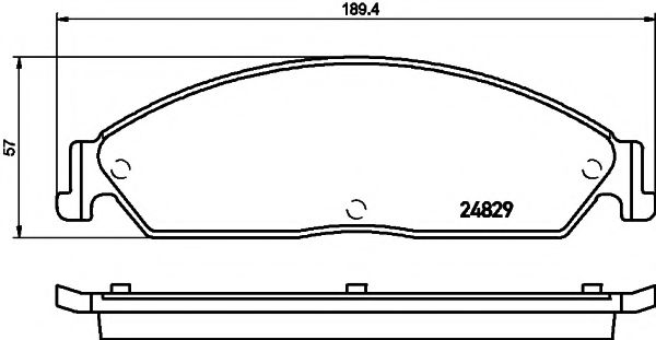 PAGID T2159 Тормозные колодки для FORD TERRITORY (Форд Тэрриторъ) PAGID T2159 Тормозные колодки для FORD TERRITORY (Форд Тэрриторъ)