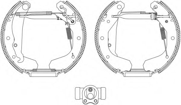 PAGID R0025 Тормозные колодоки для OPEL CORSA A (Опель Cорса а) PAGID R0025 Тормозные колодоки для OPEL CORSA A (Опель Cорса а)