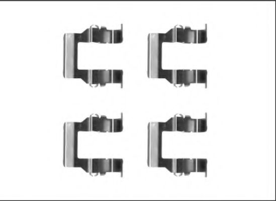 PAGID K0680 Комплектующие, колодки дискового тормоза 