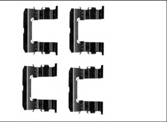 PAGID K0685 Комплектующие, колодки дискового тормоза 