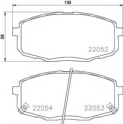 PAGID T2403 Тормозные колодки для KIA FORTE II (Киа Фортэ 2) PAGID T2403 Тормозные колодки для KIA FORTE II (Киа Фортэ 2)