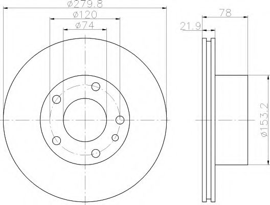 PAGID 50419 Тормозной диск для BMW 7 (Бмв 7) PAGID 50419 Тормозной диск для BMW 7 (Бмв 7)
